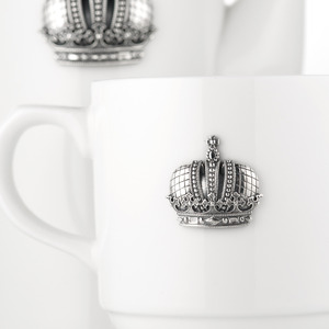 Porcelain tea set for 2 persons "Crown"